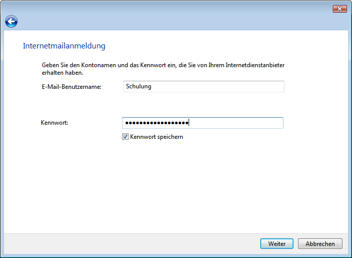 Benutzername Benutzername