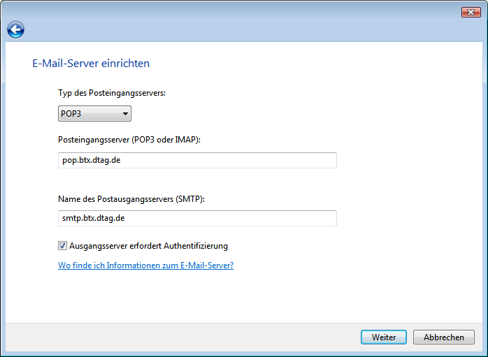 Posteingangsserver Posteingangsserver