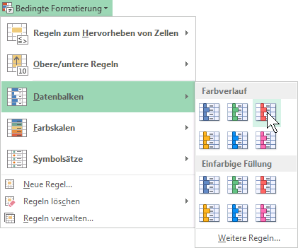 Schulungsunterlage Microsoft Excel 2013 Bedingte Formatierung