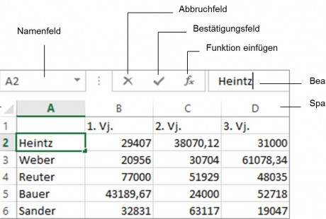 Schulungsunterlage Microsoft-Excel-2013-Bestandteile Arbeitsmappe