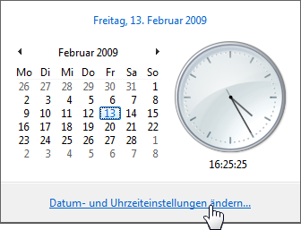 Datum Uhrzeit ändern Datum Uhrzeit ändern
