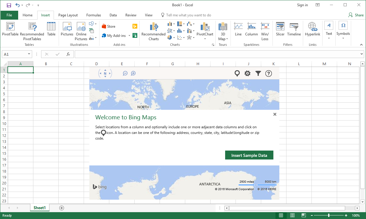 Umstieg Office 2016 Englisch Bing maps